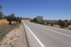 Spain, Jarama, junction of M-311 and M-302, on route of Britbatt to plateau